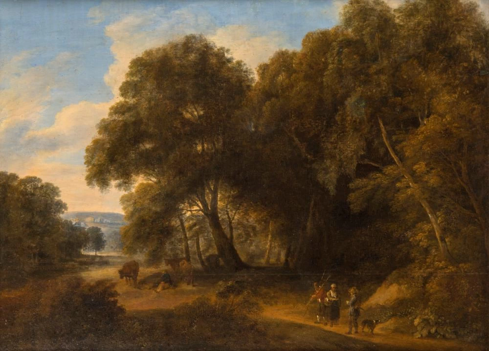 Un incontro su un sentiero nel bosco